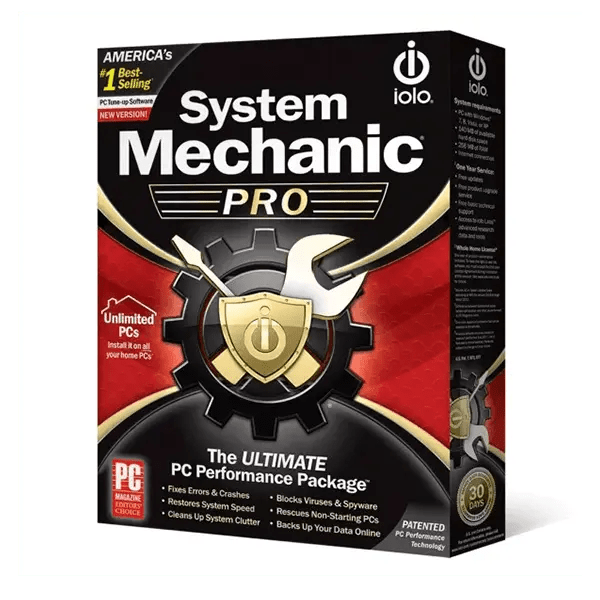 iolo System Mechanic Pro Antivirus 3 Devices 1 Year - Dghut