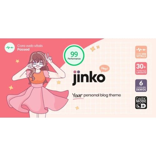 Jinko – Your Personal Blog Theme - Dghut