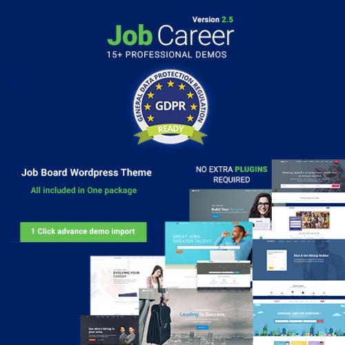 JobCareer | Job Board Responsive WordPress Theme - Dghut