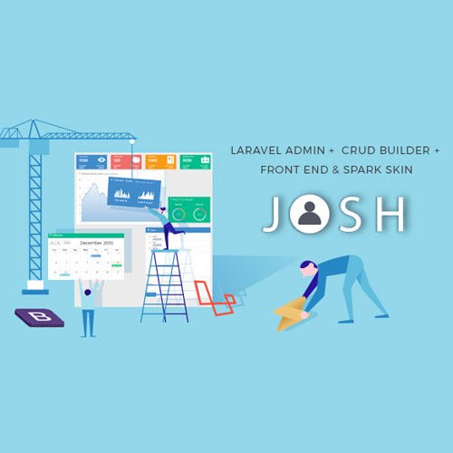 Josh – Laravel Admin Template + Front End + CRUD - Dghut