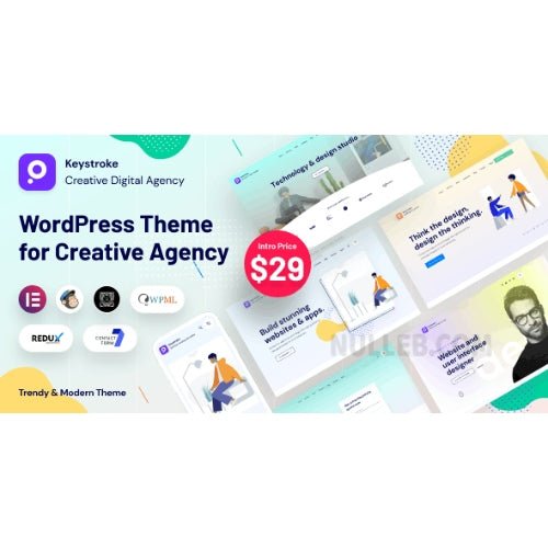 Keystroke – Creative Agency WordPress Theme - Dghut