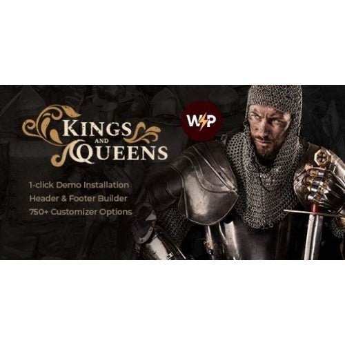 Kings & Queens | Historical War Medieval Reenactment WordPress Theme - Dghut