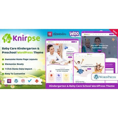 Knirpse – Kindergarten, Shool & Baby Care WordPress Theme - Dghut