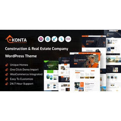 Konta – Construction and Real Estate Company WordPress Theme - Dghut