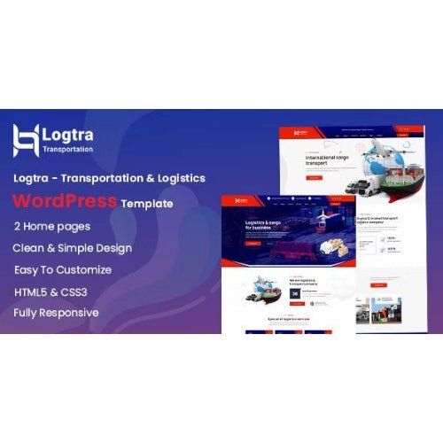 Logtra – Transportation & Logistics WordPress Theme - Dghut