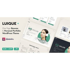 Luique – Personal Portfolio WordPress Theme - Dghut