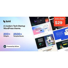 Lumi – Tech Startup WordPress Theme - Dghut