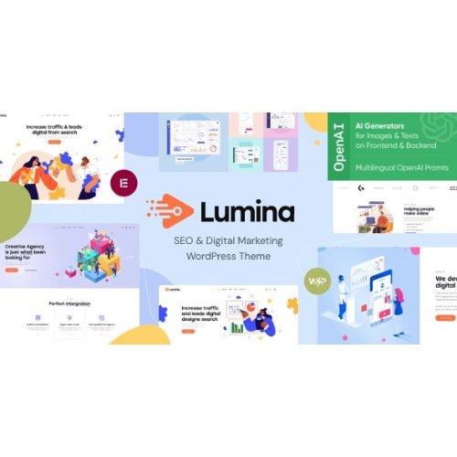 Lumina – Creative Agency WordPress Theme - Dghut