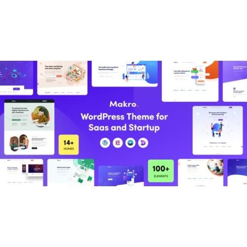 Makro – WordPress Theme For Saas & Startup - Dghut