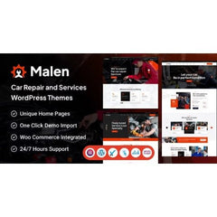Malen – Car Service & Repair WordPress Theme - Dghut