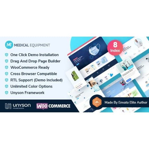 Medical Equipment – eCommerce Elementor WordPress Theme - Dghut