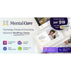Mental Care – Therapy & Counseling Psychologist WordPress Theme - Dghut