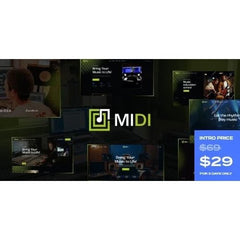 Midi – Sound & Music Production WordPress Theme - Dghut