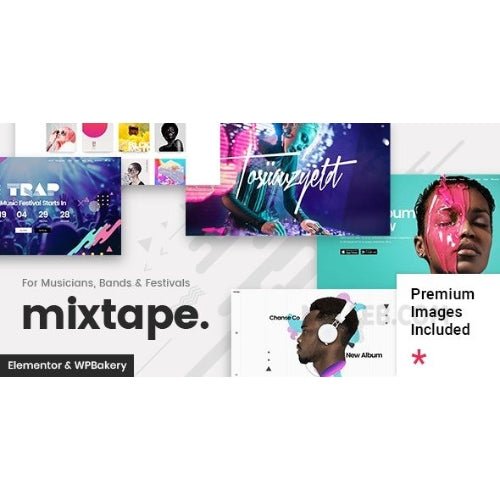 Mixtape – Music Theme for Artists & Festivals - Dghut