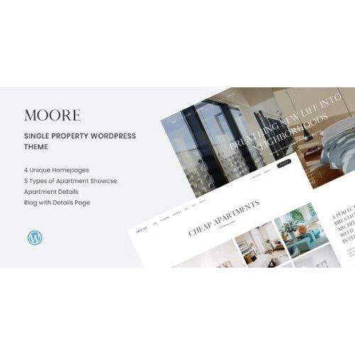 Moore – Single Property WordPress Theme - Dghut