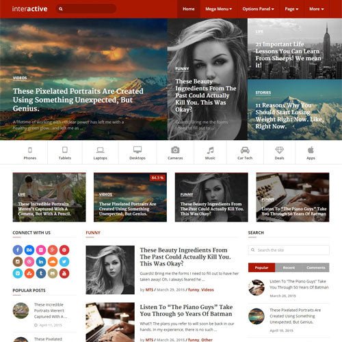 MyThemeShop Interactive WordPress Theme - Dghut