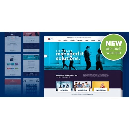 Nanosoft – WP Theme for IT Solutions and Services Company - Dghut