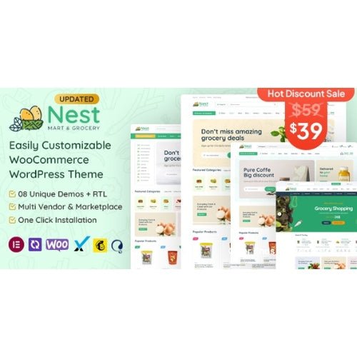 Nest – Grocery Store WooCommerce WordPress Theme - Dghut