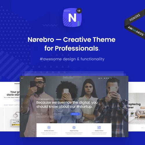 Norebro – Creative Portfolio Theme for Multipurpose Usage - Dghut