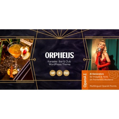 Orpheus – Karaoke Bar & Club WordPress Theme - Dghut