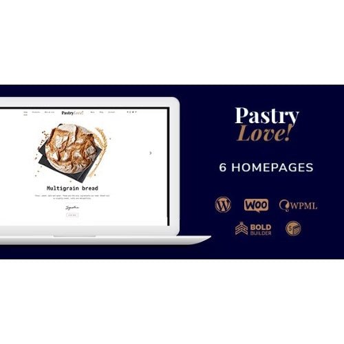 Pastry Love – Bakery & Cake Shop WordPress Theme - Dghut