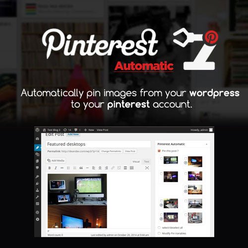 Pinterest Automatic Pin WordPress Plugin - Dghut