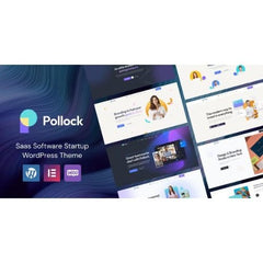 Pollock – SaaS Software Startup WordPress Theme - Dghut