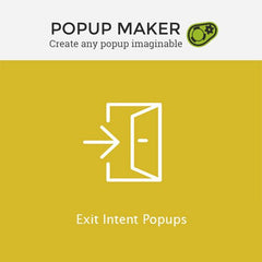 Popup Maker – Exit Intent Popups - Dghut