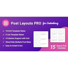Post Layouts Pro for Gutenberg - Dghut
