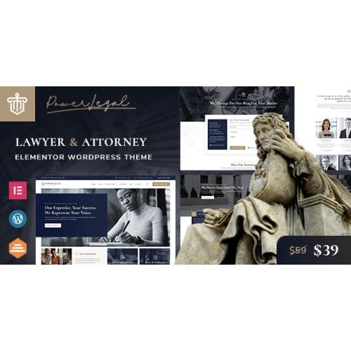 Powerlegal – Law, Lawyer & Attorney WordPress Theme - Dghut