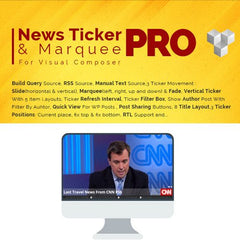 Pro News Ticker & Marquee for Visual Composer - Dghut