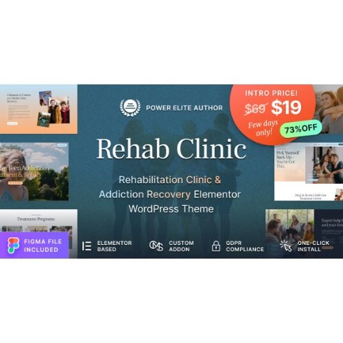 Rehab Clinic – Addiction Recovery Center WordPress Theme - Dghut