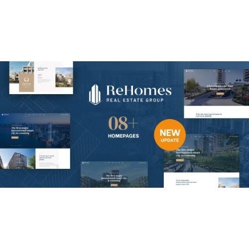 Rehomes – Real Estate Group WordPress Theme - Dghut