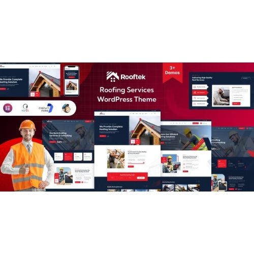 Rooftek – Roofing Services WordPress Theme - Dghut