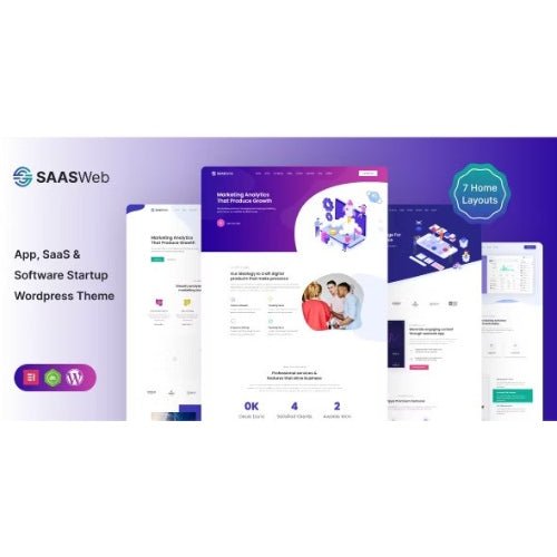 Saasweb – WordPress Theme For App & Saas Products - Dghut