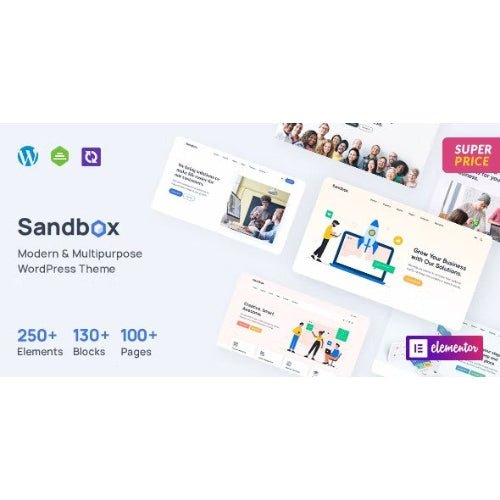 Sandbox – Modern & Multipurpose WordPress Theme - Dghut