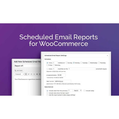 Scheduled Email Reports for WooCommerce - Dghut