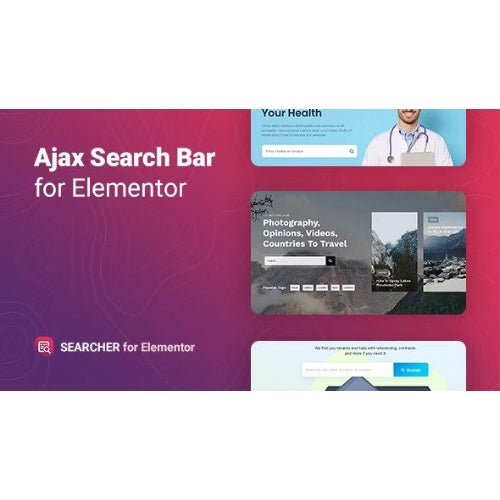 Searcher – Ajax Search for Elementor - Dghut