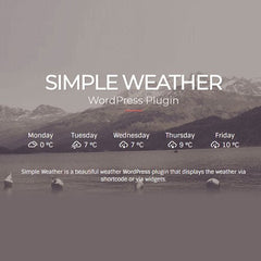 Simple Weather Plugin - Dghut