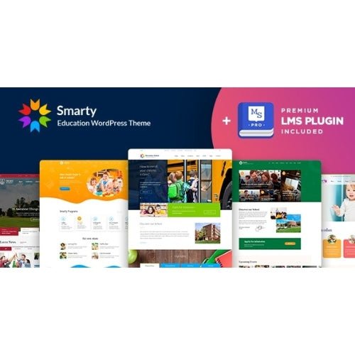 Smarty – School Kindergarten WordPress Theme - Dghut