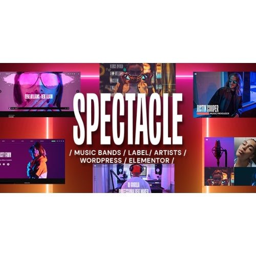 Spectacle – Music WordPress Theme - Dghut