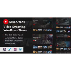 Streamlab – Video Streaming WordPress Theme - Dghut