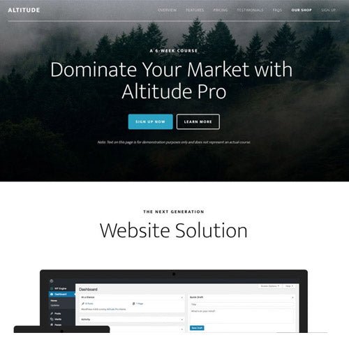 StudioPress Altitude Pro Genesis WordPress Theme - Dghut