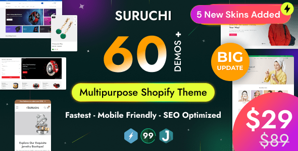 Suruchi - Multipurpose Shopify Theme OS 2.0 - RTL support - Dghut