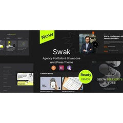 Swak – Agency Portfolio & Showcase WordPress Theme - Dghut