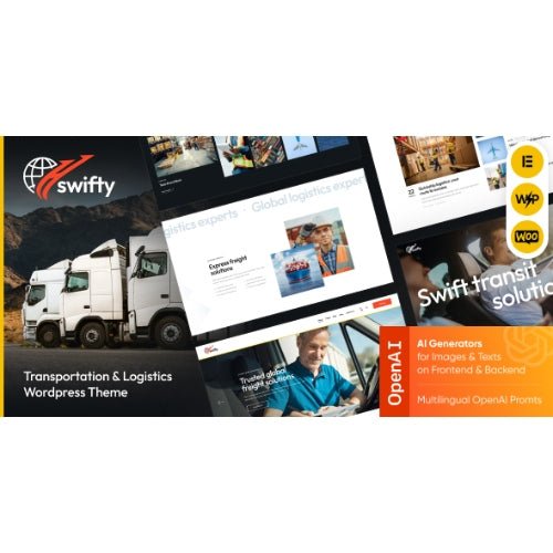 Swifty – Transportation & Logistics WordPress Theme - Dghut