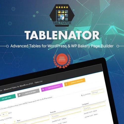 Tablenator – Advanced Tables for Visual Composer - Dghut