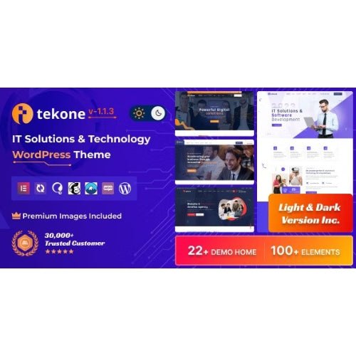 Tekone – IT Solutions & Technology WordPress Theme - Dghut