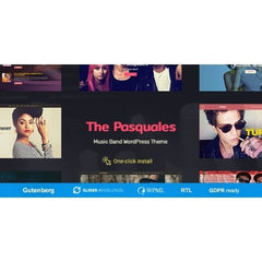 The Pasquales – DJ, Artist and Music Band WordPress Theme - Dghut