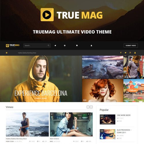 True Mag – WordPress Theme for Video and Magazine - Dghut